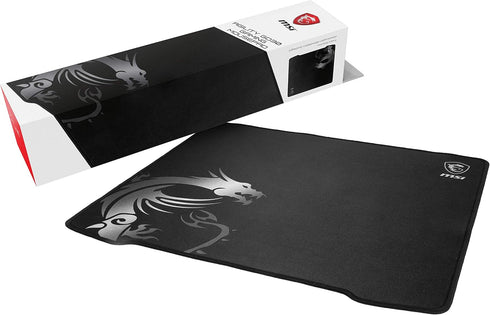 MSI Extra Soft Gaming Mouse Pad, Low-Friction Textile Surface, Natural Rubber Base, Anti-Slip (Agility GD30)
