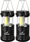 MalloMe LED Camping Lantern, Battery Powered Lanterns for Power Outages, Portable Hanging
