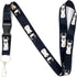 Vinylcation Hip Llama Lanyard Keychain and ID Holder - Durable Black Polyester Novelty Necklace (Llama)