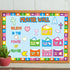 Geelin 184 Pcs Prayer Wall Bulletin Board Set, Cork Board Religious Decor Rainbow Christian Decorations for Classroom