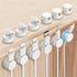 OneLeaf 12 Pack Spring Cable Clips for Phone Charger, One-Hand Cord Holder for