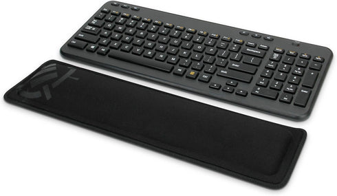 ENHANCE Compact Bluetooth Keyboard Wrist Rest Pad with Soft Memory Foam Support, Anti-Fray Stitching