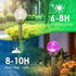 3 Pack 2 SOLPEX Solar Garden Lights Outdoor, Multi-Color Changing&White Modes Solar Powered Glass Ball Garden Lights
