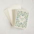 Pack, Set 10 Minted Thank You Cards of Folded Thank You Cards with Envelopes, Blank Card, Botanical Floral Design