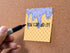 Sticky Notes 3 Pack, 3"x3", 50 Sheet Count Per Pad, Blue Dripping Ice Cream Sprinkles Waffle Cone Memo Pads