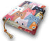Fabric Novel Book Sleeve for Adults, Cute Cats Pattern, Washable Protector, Padded Case 5.5 x 8.2 x 1.6