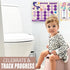 8.3 11.2 inches, 10 Pack 5 Pack Potty Training Chart for Girls, Mermaid Theme, x Chart with Reward Stickers