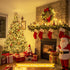 300 8 JMEXSUSS LED Warm White Christmas Lights Outdoor Waterproof, Modes Green Wire Christmas Tree Lights Plug