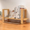 KinShare Small Adjustable Desk Bookshelf Organizer Open Bookend Shelf Flexible to Fit as