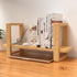 KinShare Small Adjustable Desk Bookshelf Organizer Open Bookend Shelf Flexible to Fit as