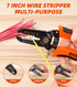 10-22 AWG Wire Stripper Cutter, Multi-Function Hand Tool with Professional Handle Design