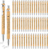 Bible Verse Pens Bamboo Christian Pen, Wooden Retractable Inspirational Quotes Ballpoint Pen Bulk for Gifts