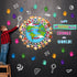 Tinlade 67 Pcs One World Together We Can Change The World Bulletin Board Set for Classroom