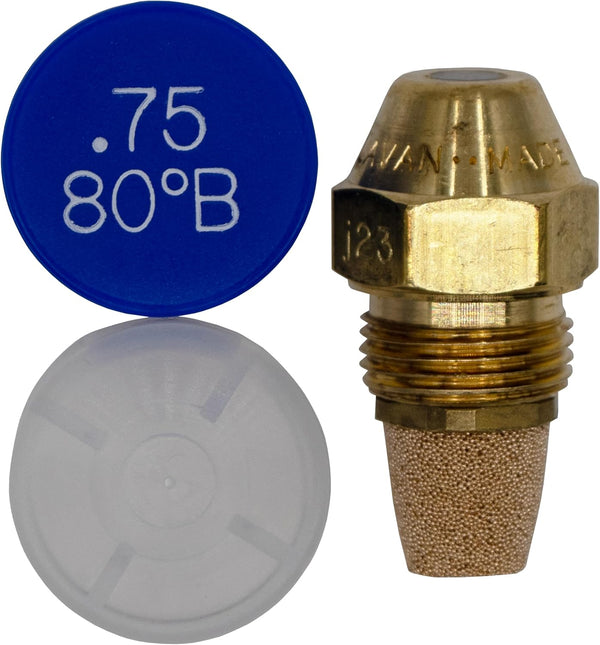 Supplying Demand 595033 HVAC Oil Burner Nozzle, 0.75 GPH, 80 Degrees, Type B