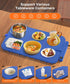 6-Level 1-6h Waterproof Food Warming Mat, Color-Changing Electric Heating Tray with Temperature Control, Timers