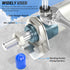 TAILONZ PNEUMATIC Male Straight Push to Connect Fittings - 3/8 Inch Tube OD x 3/8 Inch NPT Thread, Pack of 10