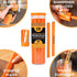 Professional Carpenter Pencils Kit with Storage: 15 Flat Pencils, Sharpener, Durable PVC Container for Construction