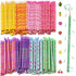 Leinuosen 100 Pcs Scented Pencils for Kids, Inspirational H Pencils with Erasers, Colorful Fun Wood Pencils