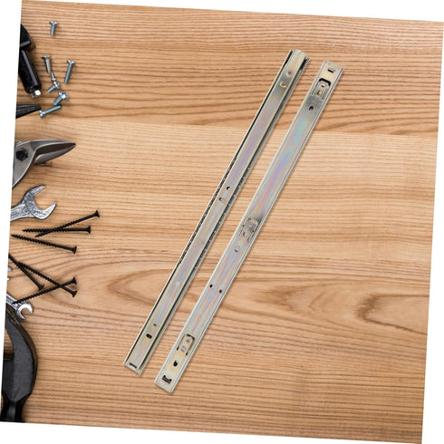 2pcs VILLCASE Heavy Duty Full Extension Keyboard Drawer Slides Bearings for Bedside Cabinets and Furniture Smooth Quiet