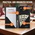 9" 5", 16 Pack (16) MYFULLY Check Presenters for Restaurants x Guest Check Card Holders Premium Leather Bill Server