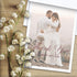 5" 7" 80lb 100 Pack Hamilco White Linen Cards and Envelopes - Flat x Cardstock Paper Cover