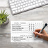 Dry Erase Whiteboard Task Planner - Glassboard Studio Removable Adhesive Decal with Fine-Tip Magnetic Marker