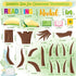 CY2SIDE Reading Tree Bulletin Board Set, 55PCS Rooted in Reading Tree Cutouts for Back to School Decoration