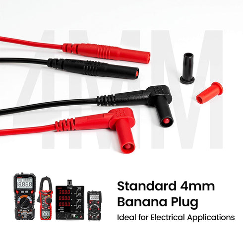 KAIWEETS 23PCS Multimeter Test Leads Kit, Replaceable Precision Probes Set, Alligator Clips for Digital Electrical