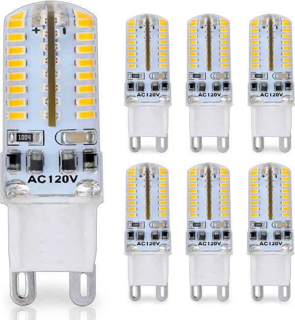 JAUHOFOGEI YOUKE Lighting G9 LED Bulb, 25 Watt Glass Halogen Light Bulbs Replacement,