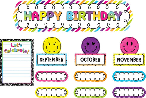 Teacher Created Resources Brights 4Ever Mini Bulletin Board Happy Birthday