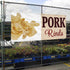 Fastasticdeals 4 Grommets 16x40Inches Vinyl Banner Multiple Sizes Pork Rinds Outdoor Advertising Printing D Restaurant