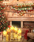 Set 5 4", 5", 6", 7", 8") Da by LED Candles Hand Painted Birch Bark Recessed String Candles of (Heights: Battery