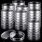 Kigley 400 Pcs Sterile Plastic Petri Dishes with Lids, 60mm Dia x 15mm Deep Clear Culture Dish for Lab Projects