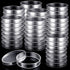 Kigley 400 Pcs Sterile Plastic Petri Dishes with Lids, 60mm Dia x 15mm Deep Clear Culture Dish for Lab Projects
