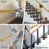 PAUANI Corridor(1ft/30cm) Metal Stair Railing Kit - Wall Mount Handrail - Handrail Railings for Stairs Indoor
