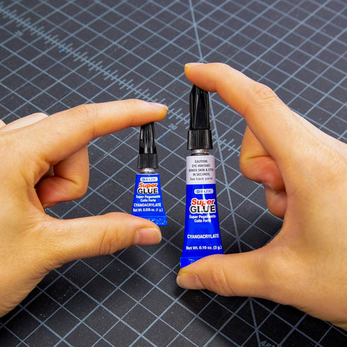 BAZIC Super Glue, 3g/0.10 Oz Small Tube Clear Adhesive Fluid for Office & Home Improvement (6/Pack)