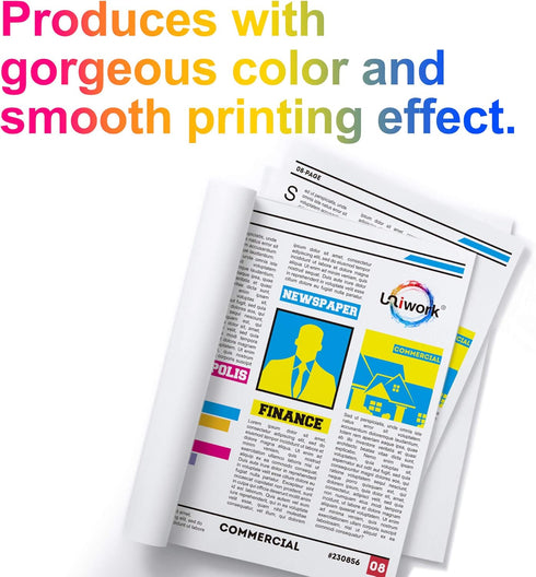 Uniwork Compatible Refill Ink Bottle for Epson 774 664 T774 T664, 5 Pack for ET-2650, ET-2550, ET-4500