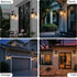 11.4" Solar Porch Lights Outdoor - Waterproof Wall Lanterns Solar Lights with Auto On/Off, Large Solar Panel - Exterior