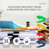 Mini Staplers for Desk - Hand Held Small Staplers Set - Compact Office Stapler, 8 Pcs
