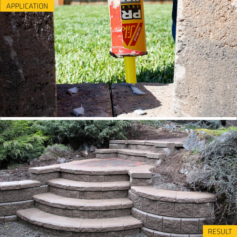 Sika Sikabond Hardscape Adhesive, Gray Durable Outdoor Adhesive for Landscape Projects, 10.1 fl oz