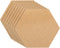 PATIKIL 8x7" 1/4" Thick Cork Board Tiles, 8 Pack Self Adhesive Hexagon Display for Home Office