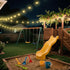 50 30.67FT 8 LED Solar Star Lights Outdoor, Star Twinkle Lights Outdoor Waterproof with Modes, Solar Powered String