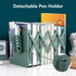 YIRUIDD Adjustable Bookends for Shelves, Metal Bookends for Heavy Books, Book Stopper Organzier with Pen Holder