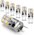 0-100% Dimmable G8 LED Bulbs 3W 4000K Natural White Replace G8 20 Watt 25 Watt Halogen, 6 Pack