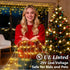 670 66ft 148 12 Dimmable LED Christmas Lights Outdoor, Warm White String Lights Indoor with Drops Modes, Curtain Window