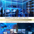 Blue Led Lights Strip Indoor Rope Lights Easy DIY Cuttable Strip Lights for Fish Tank Bar Room Bathroom Living Room