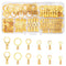 160 Pcs Copper Ring Terminals, M3/M4/M5/M6/M8/M10 Brass Wire Connectors, Crimp Kit for Electrical Terminals
