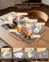 3 Plate,Countertop Food Warming Mat - Fast & Full Surface Heating, Silicone Heat Pad with Adjustable Temperature