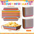 50 Pack Mexican Taco Nights Food Trays Deli Trays Nacho Popcorn Candy Snack Holder Grease Proof Containers Boats