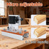 ZMJY 2-in-1 (0-2 Inch Router Jig for Slotting & Positioning, Heavy-Duty Aluminum Adjustable Bracket for Invisible